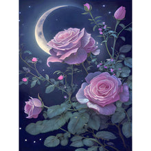 Lade das Bild in den Galerie-Viewer, Mondscheinrose-Voller Bohrer Diamond Painting
