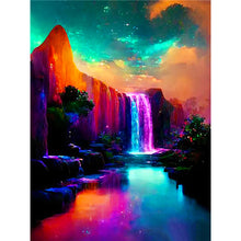 Lade das Bild in den Galerie-Viewer, Bergwald-Volle Diamond Painting-30x40cm
