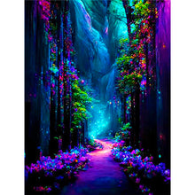 Lade das Bild in den Galerie-Viewer, Bergwald-Volle Diamond Painting-30x40cm
