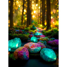 Lade das Bild in den Galerie-Viewer, Bergwald-Volle Diamond Painting-30x40cm
