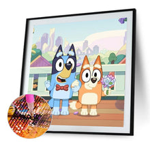 Lade das Bild in den Galerie-Viewer, Bree The Wonderful Dog-Voller Diamond Painting-30x30cm
