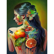 Lade das Bild in den Galerie-Viewer, Tattoo Girl-VollerDiamond Painting-30x40cm
