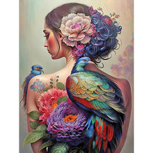 Lade das Bild in den Galerie-Viewer, Tattoo Girl-VollerDiamond Painting-30x40cm
