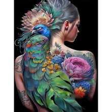 Lade das Bild in den Galerie-Viewer, Tattoo Girl-VollerDiamond Painting-30x40cm
