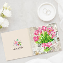 Lade das Bild in den Galerie-Viewer, 8pcs/Set-Flower-Diamond Grußkarten
