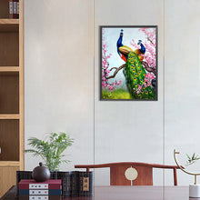 Lade das Bild in den Galerie-Viewer, Pfau-Voller Diamond Painting-30x40cm
