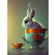 Lade das Bild in den Galerie-Viewer, Tier in einer Tasse-Voller  Diamond Painting-30x40cm
