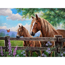 Lade das Bild in den Galerie-Viewer, Pferd-Volle Diamond Painting-40x30cm
