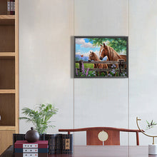 Lade das Bild in den Galerie-Viewer, Pferd-Volle Diamond Painting-40x30cm

