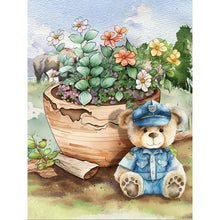 Lade das Bild in den Galerie-Viewer, Cartoon-Bär-Volle Diamond Painting-30x40cm
