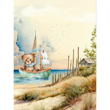 Lade das Bild in den Galerie-Viewer, Cartoon-Bär-Volle Diamond Painting-30x40cm
