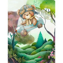 Lade das Bild in den Galerie-Viewer, Cartoon-Bär-Volle Diamond Painting-30x40cm
