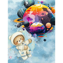Lade das Bild in den Galerie-Viewer, Cartoon-Bär-Volle Diamond Painting-30x40cm
