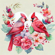 Lade das Bild in den Galerie-Viewer, Wreath Bird-Voller Diamond Painting-30x30cm
