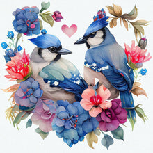 Lade das Bild in den Galerie-Viewer, Wreath Bird-Voller Diamond Painting-30x30cm

