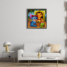 Lade das Bild in den Galerie-Viewer, Lilo &amp; Stitch-Voller Diamond Painting-30x30cm
