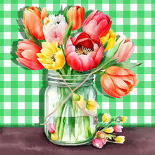 Lade das Bild in den Galerie-Viewer, Flower-Voller Diamond Painting-30x30cm
