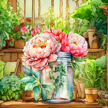 Lade das Bild in den Galerie-Viewer, Flower-Voller Diamond Painting-30x30cm
