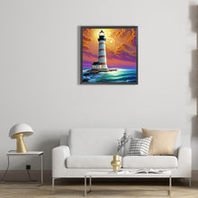 Lade das Bild in den Galerie-Viewer, Überquerung des Meeresleuchtturms-Voller Diamond Painting-30x30cm
