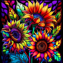 Lade das Bild in den Galerie-Viewer, Flower-Voller Round Diamond Painting-30x30cm
