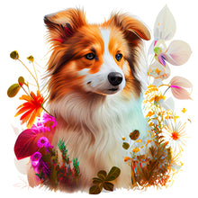 Lade das Bild in den Galerie-Viewer, Dog-Voller Round Diamond Painting-30x30cm

