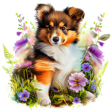 Lade das Bild in den Galerie-Viewer, Dog-Voller Round Diamond Painting-30x30cm
