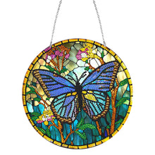 Lade das Bild in den Galerie-Viewer, Buntglas Animal-Double Side Drill-Diamond Painting Pendant
