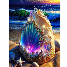 Lade das Bild in den Galerie-Viewer, Strandlandschaft - Full Drill Diamond Painting
