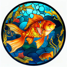 Lade das Bild in den Galerie-Viewer, Buntglas Animal-Full Round Diamond Painting-30x30cm
