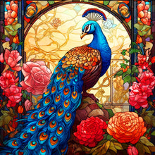 Lade das Bild in den Galerie-Viewer, Buntglas Animal-Full Round Diamond Painting-30x30cm
