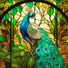 Lade das Bild in den Galerie-Viewer, Buntglas Animal-Full Round Diamond Painting-30x30cm
