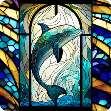 Lade das Bild in den Galerie-Viewer, Buntglas Marine Life-Full Round Diamond Painting-30x30cm
