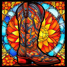 Lade das Bild in den Galerie-Viewer, Buntglas Chelsea-voller Round Diamond Painting-30x30cm
