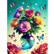 Lade das Bild in den Galerie-Viewer, Rose-Voller Round Diamond Painting-30x40cm
