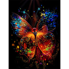 Lade das Bild in den Galerie-Viewer, Butterfly-Voller Round Diamond Painting-30x40cm

