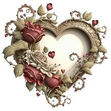 Lade das Bild in den Galerie-Viewer, Love Rose-voller Round Diamond Painting-30x30cm
