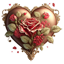 Lade das Bild in den Galerie-Viewer, Love Rose-voller Round Diamond Painting-30x30cm
