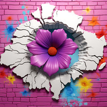 Lade das Bild in den Galerie-Viewer, Flowers-voller Round Diamond Painting-30x30cm
