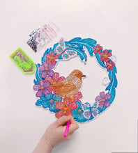 Lade das Bild in den Galerie-Viewer, DIY Diamant Malerei Kristall Strass Kranz
