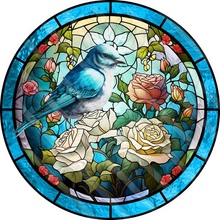 Lade das Bild in den Galerie-Viewer, Buntglas Animal-Voller Diamond Painting-30x30cm
