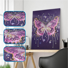 Lade das Bild in den Galerie-Viewer, Kristall Strass - Schmetterling 30x40CM
