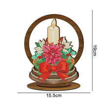 Lade das Bild in den Galerie-Viewer, DIY Weihnachtsschmuck aus Holz mit Kristall- und Diamantmalerei
