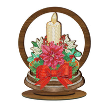 Lade das Bild in den Galerie-Viewer, DIY Weihnachtsschmuck aus Holz mit Kristall- und Diamantmalerei
