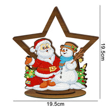 Lade das Bild in den Galerie-Viewer, DIY Weihnachtsschmuck aus Holz mit Kristall- und Diamantmalerei
