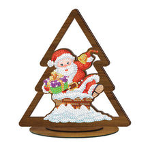 Lade das Bild in den Galerie-Viewer, DIY Weihnachtsschmuck aus Holz mit Kristall- und Diamantmalerei
