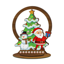 Lade das Bild in den Galerie-Viewer, DIY Weihnachtsschmuck aus Holz mit Kristall- und Diamantmalerei
