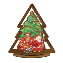 Lade das Bild in den Galerie-Viewer, DIY Weihnachtsschmuck aus Holz mit Kristall- und Diamantmalerei
