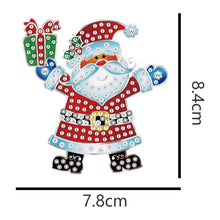 Lade das Bild in den Galerie-Viewer, 5 teile/satz doppelseitige weihnachten diy diamant malerei hängende baum dekoration
