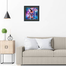 Lade das Bild in den Galerie-Viewer, Aquarius - runder runder Diamant - 30x30cm

