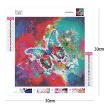 Lade das Bild in den Galerie-Viewer, Schmetterling - voller quadratischer Diamant - 30x30cm

